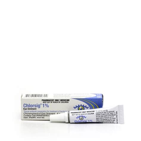 Chlorsig Eye Ointment 1% 4g RD - SSS Australia - SSS Australia Medical ...