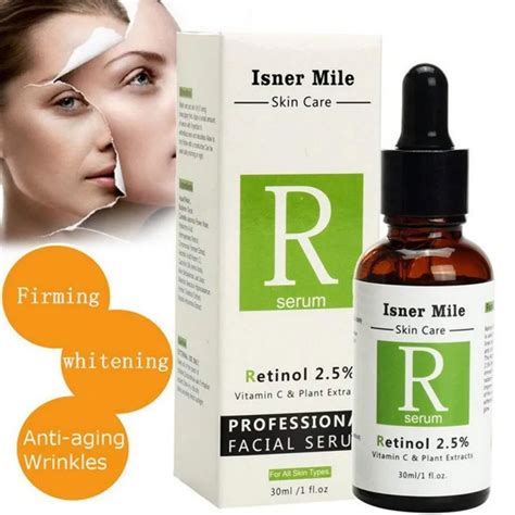 Face Facial Serum Retinol 2.5% 30ml Vitamin C Serum Firming Repair Skin Anti Wrinkle Anti Acne ...