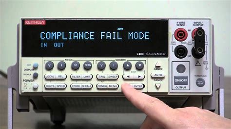 How To Configure the Limits - Keithley Instruments Model 2400 Series ...