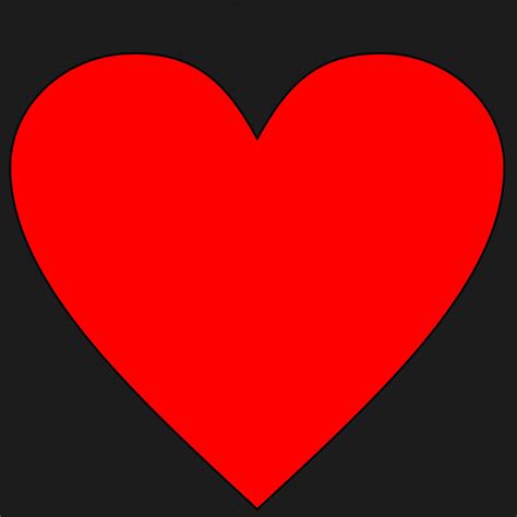 Simple Red Heart Free Stock Photo - Public Domain Pictures