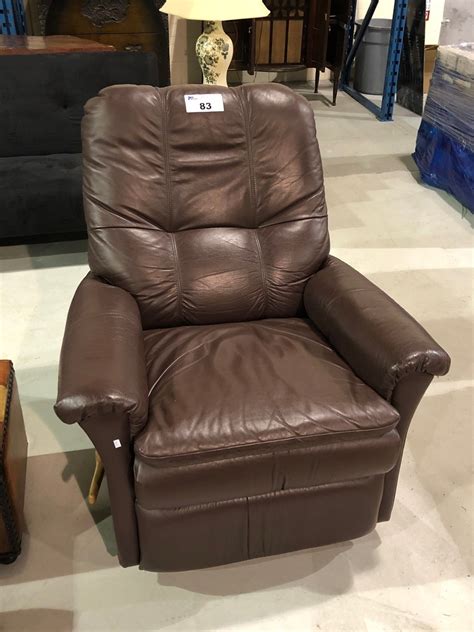 LAZY BOY LEATHER ROCKING RECLINER - Able Auctions