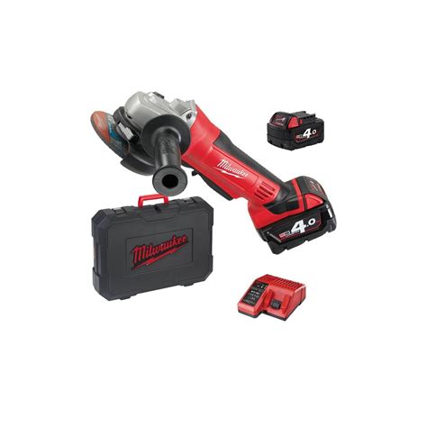 MILWAUKEE Cordless angle Grinder HD18 AG-125-402C 2x4.0Ah 4933441507