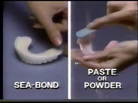 Sea-Bond denture adhesive commercial (1994) - YouTube