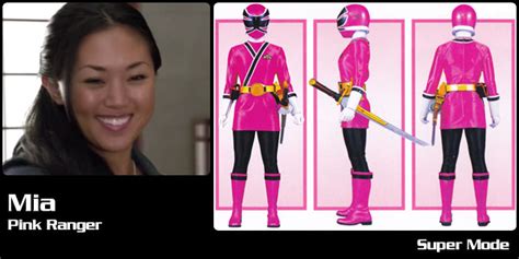 Mia, Pink Samurai Ranger - Power Rangers Samurai