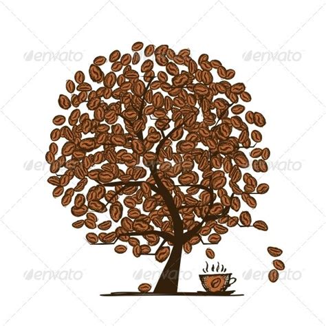 coffee bean tree clipart - Marge Roden