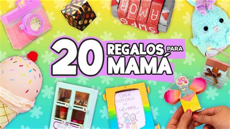 20 REGALOS FÁCILES PARA MAMÁ 🌸 Manualidades sencillas ️ Craftingeek - YouTube