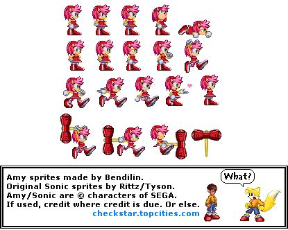 Ultimate Amy Sprites