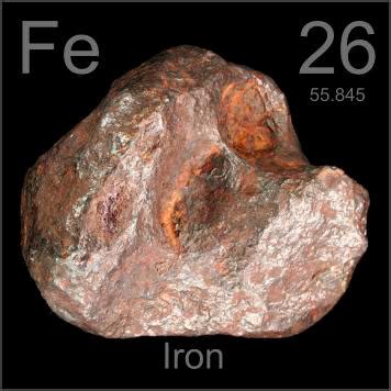 Pictures, stories, and facts about the element Iron in the Periodic Table