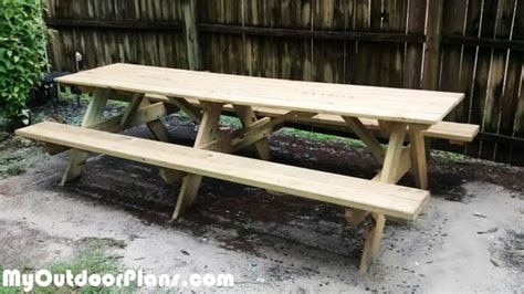 DIY 10' Picnic Table | MyOutdoorPlans