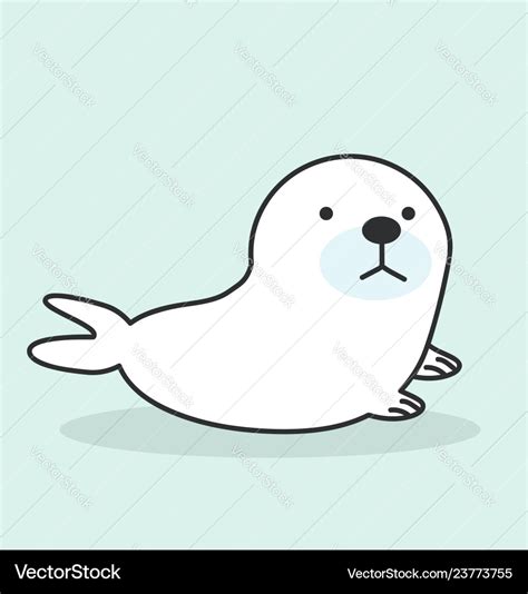 Cartoon sea lion Royalty Free Vector Image - VectorStock