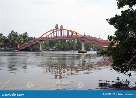 Bridge Leading To The Temple Of The Holy Hugging Amma - Sri Mata Amritanandamayi Devi In ...