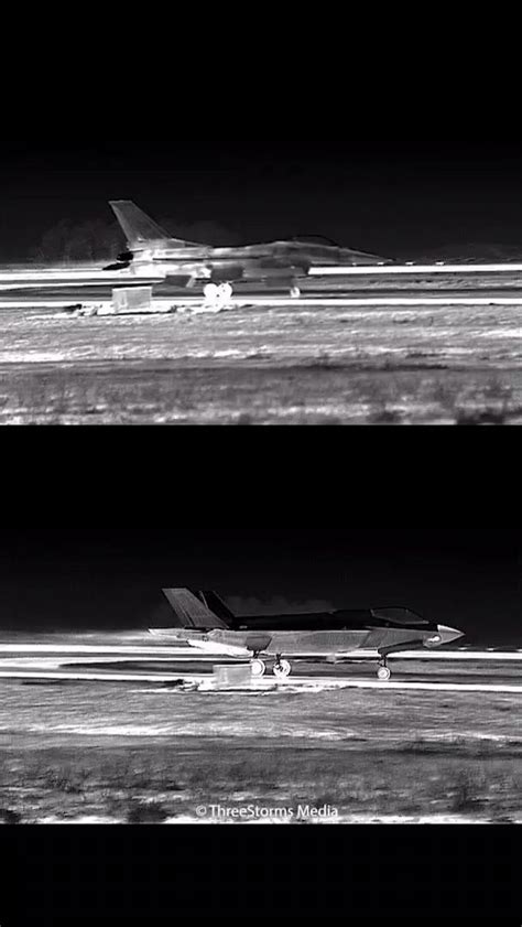 Centennial State Spotter ( TX ) on Twitter: "F-16 vs F-35 thermal signatures. https://t.co ...