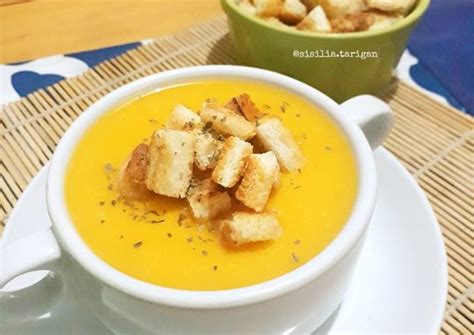 Resep Pumpkin Soup Creamy & Anti Gagal untuk Sarapan