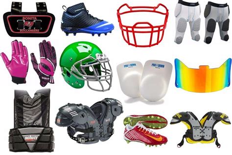 A List of American Football Protective Gear and Equipment | Football ...