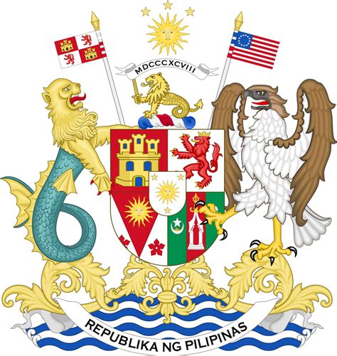 Coat of arms redesign of the Philippines by NyanCat06 on DeviantArt