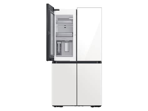 White Glass BESPOKE 4-Door Flex™ Refrigerator (29 cu.ft.) - RF29A967512AA | Samsung US