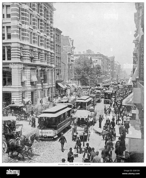 New york 1895 Black and White Stock Photos & Images - Alamy