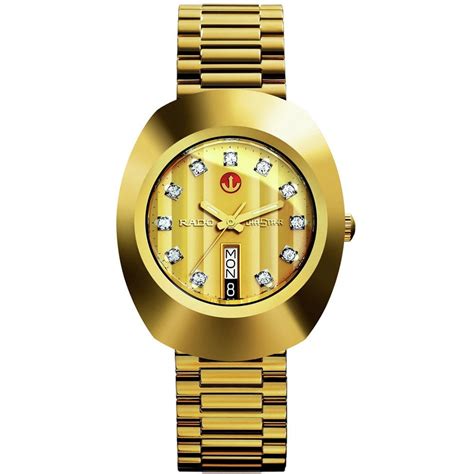 RADO DiaStar 'The Original' Gold HardMetal 35mm Automatic Watch ...