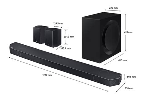 Samsung HW-Q990C Q-series soundbar - massive 11.1.4 Dolby Atmos sound ...