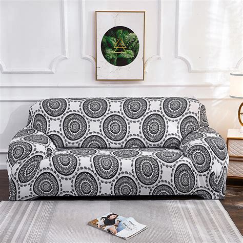 Bohemian Sofa Covers Stretch Boho Couch Cover Colorful Slip Covers for ...