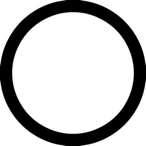 Circle Black And White Logo