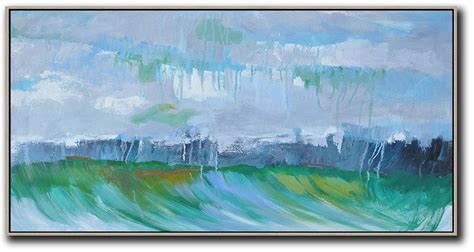 Panoramic Abstract Landscape Painting modern art online