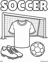 Soccer Jersey Coloring Page sketch template