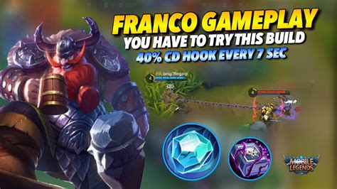 THE BEST BUILD FOR FRANCO | Mobile Legends: Franco Gameplay - YouTube