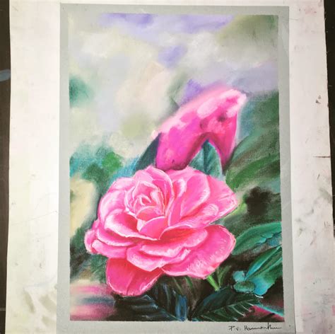 Soft pastel drawing of a flower : r/drawing