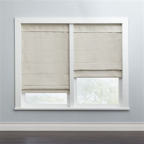 Cordless Large Fold Woven Blackout Roman Shade| Blinds & Shades | Brylane Home