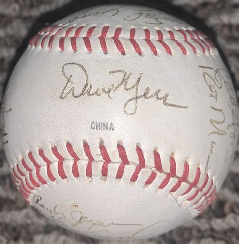 MLB signature baseball | Collectors Weekly