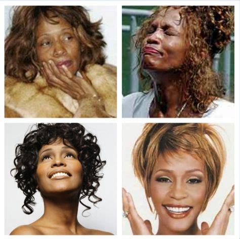 Whitney Houston Before And After Plastic Surgery