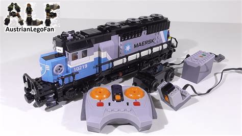 Motorizing Lego 10219 Maersk Train - Lego Fun Review - YouTube