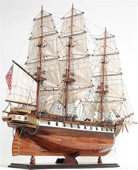 USS Constellation Frigate Wooden Tall Ship Model 38" Semi-Assembled ...