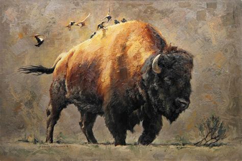 Buffalo Express - SOLD, $8 500.00 | Buffalo art, Buffalo painting ...