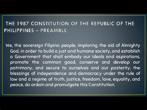 1987 Philippine Constitution And Preamble Explained (Titser, 46% OFF