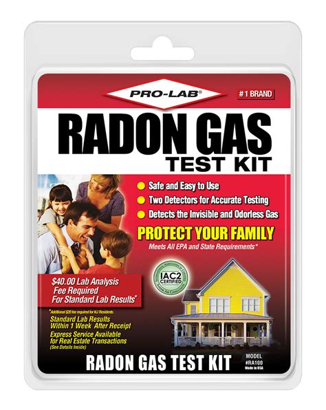 Radon Gas Test Kit (Short Term) – PRO-LAB® Test Kits