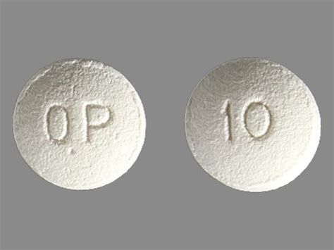 OP 10 Pill White Round 7mm - Pill Identifier