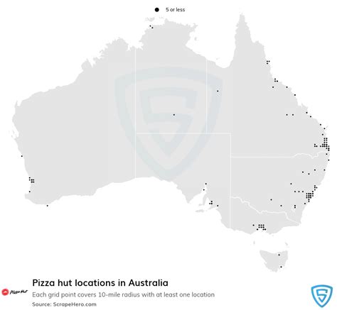 Number of Pizza hut locations in Australia in 2024 | ScrapeHero