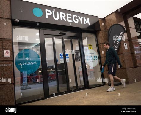 Pure gym puregym health club central London Stock Photo - Alamy