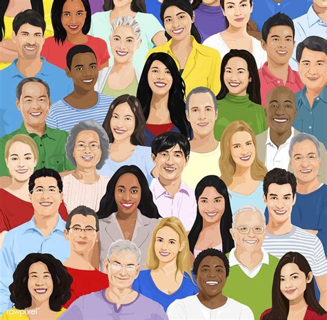 Illustration of diverse people | free image by rawpixel.com | Diverse ...