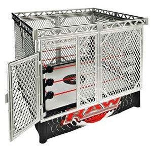 WWE Steel Cage Match Ring Playset (Includes John Cena & Randy Orton Ac ...