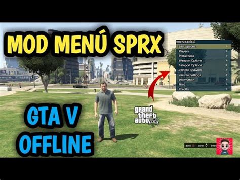 🔥Mod Menú GTA V Offline PS3| NPEB/NPUB - YouTube