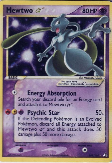 Shiny Mewtwo Card by Oni-Sephira on DeviantArt