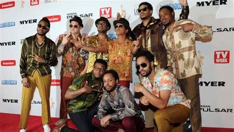 bruno n the hooligans on red carpet Logies Award 2013 | Bruno mars band, Bruno mars, August ...