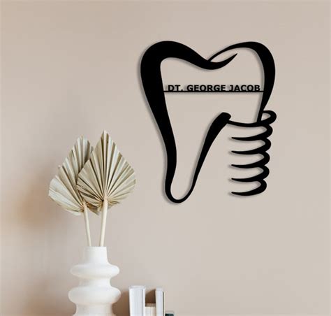 Dentist Office Metal Wall Decor Personalized Dental Metal - Etsy