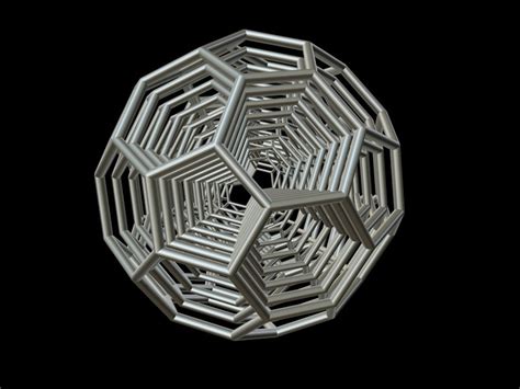 3d model 0009 8-grid truncated icosahedron