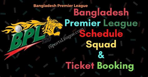 BPL 2023 Schedule | Bangladesh Premier League Season 9 Time Table ...