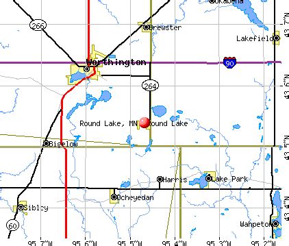 Round Lake, Minnesota (MN 56167) profile: population, maps, real estate ...