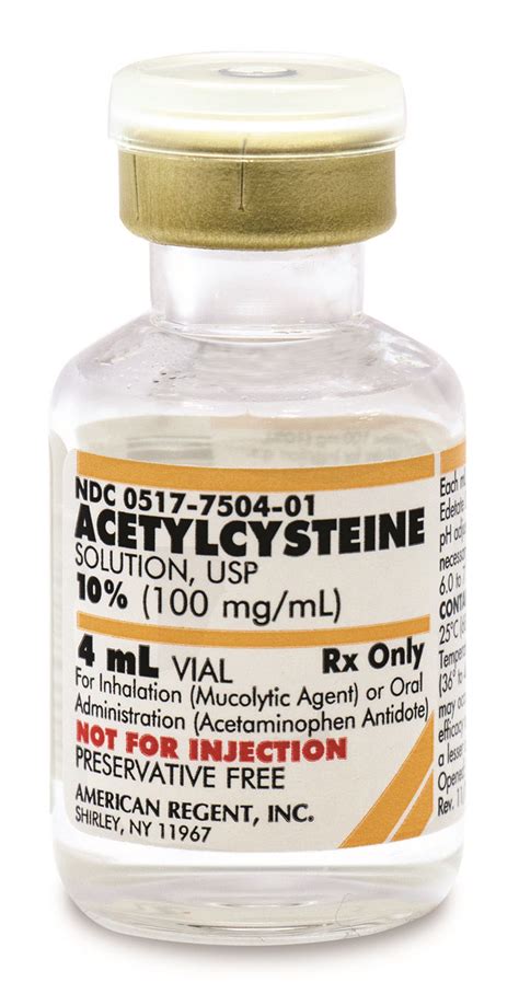 Acetylcysteine / Products / American Regent